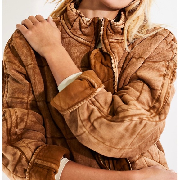 Free People Dolman Jacket in Toasted Coconut - Picture 1 of 4